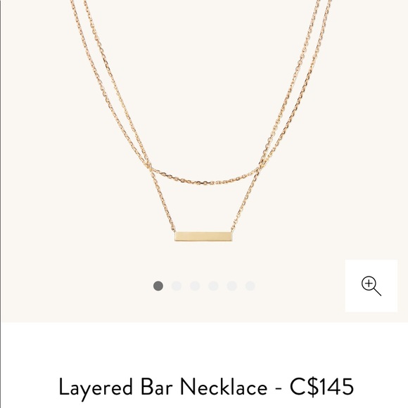 Layered bar necklace - Picture 1 of 2